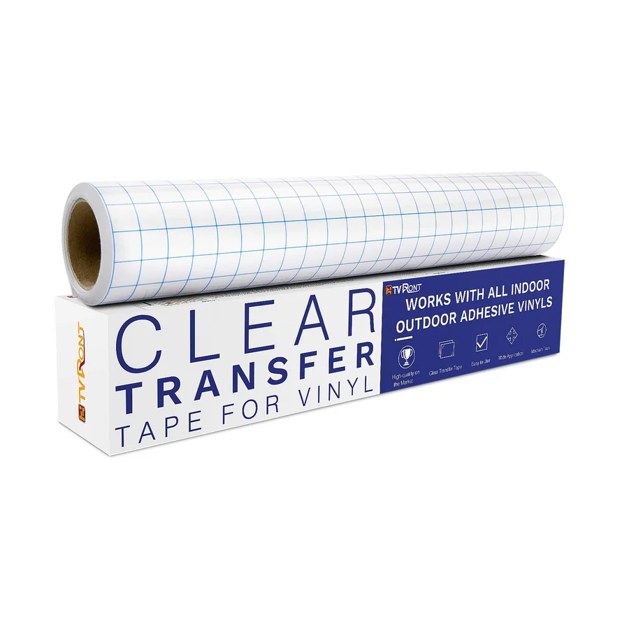 HTVTONT Transferfolie Plotter für Vinyl 12" x 15FT (30.5x457cm) Übertragungsfolie Plotter – 30.5x457cm