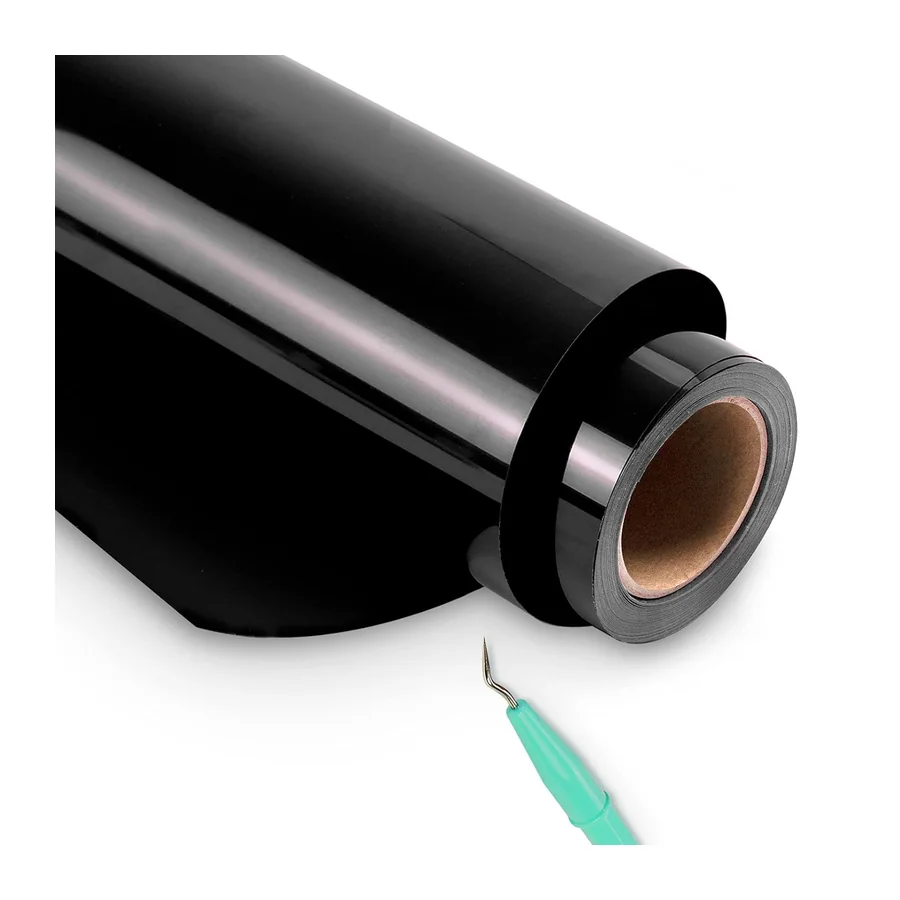 Plotterfolie Textil – Schwarze 30.5cm x 7.6 m Flexfolie Plotter Textil – 30.5cm x 7.6 m