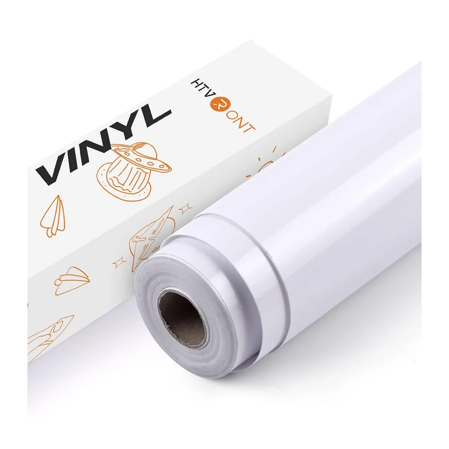 Vinylfolie Plotter Selbstklebend Rolle, 30.5cm x 762cm Matt Weiß Vinylfolie Plotter – Matt · 30.5cm x 762cm