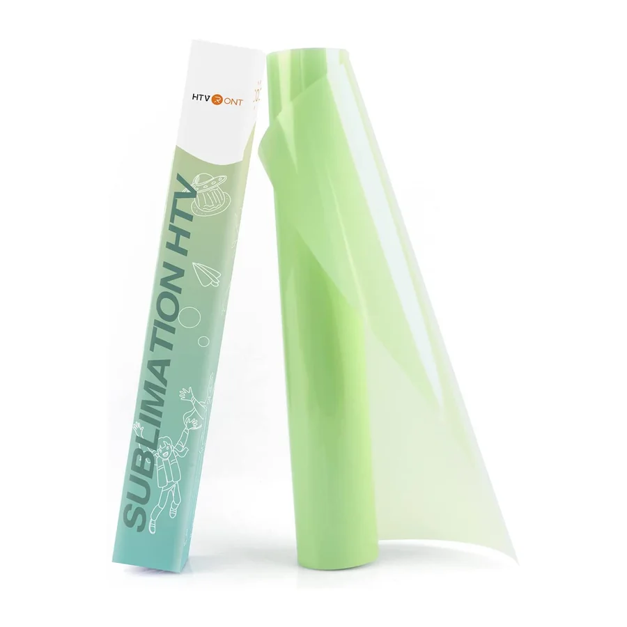 Transparentes HTV-Vinyl für Sublimation, 30,5 cm x 1,5 m, glänzendes – 30,5 cm x 1,5 m