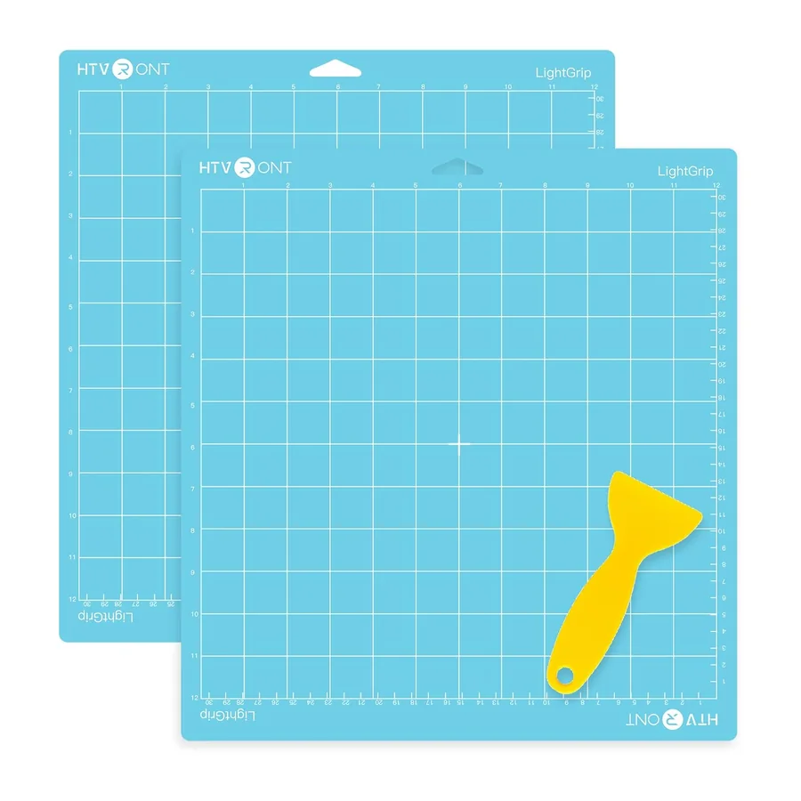 Schneidematte -12 In ×12 In,2 Pack Weiß Linie Schneidematte Plotter für alle Maschinen