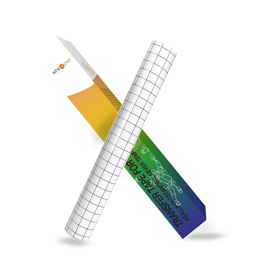 StrongGrip Transferband, 30,5 x 305 cm, schwarzes Ausrichtungsraster, transparentes