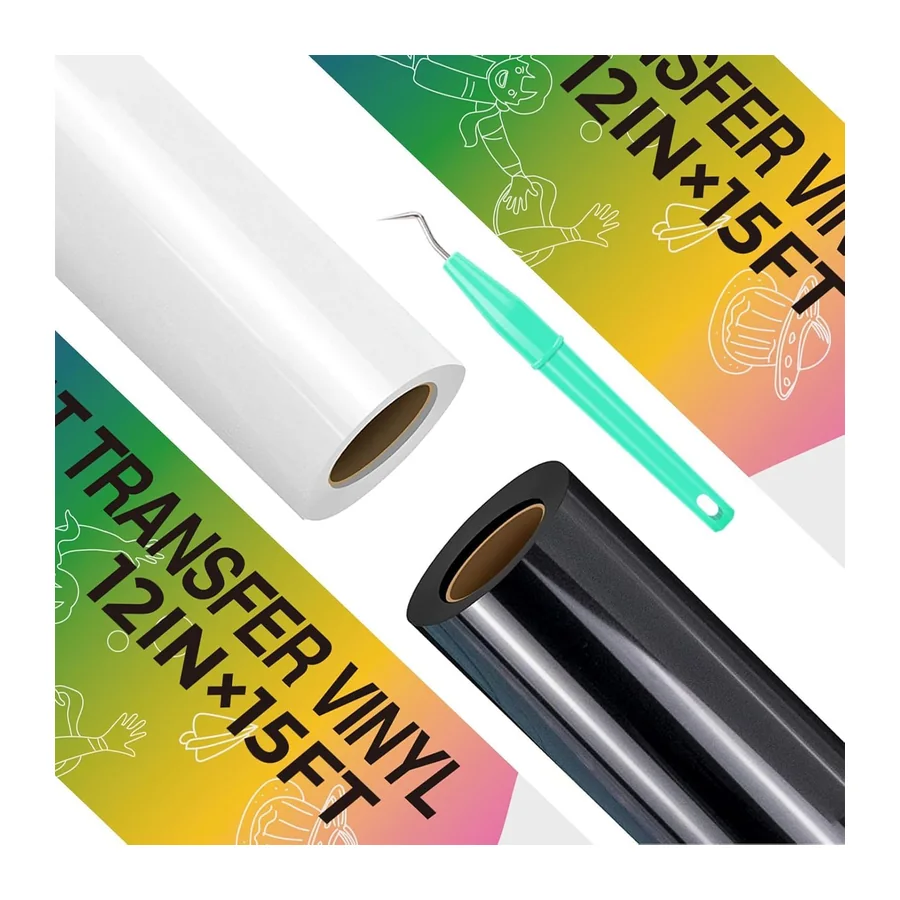 Wärmetransfer-Vinyl-Rolle – Schwarz · 2 Rollen