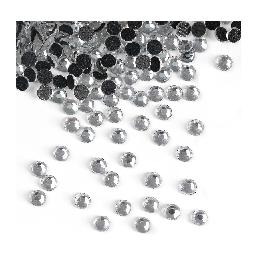 Hotfix Strasssteine zum Aufnähen, 1440 PCS SS20, 4.9-5.0mm, Kristallsteine für Nägel, – 1440 PCS