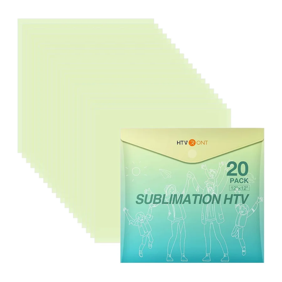Sublimation Plotterfolie Textil Flexfolie 20 Blatt 30.5 x 30.5 cm - Sublimation HTV