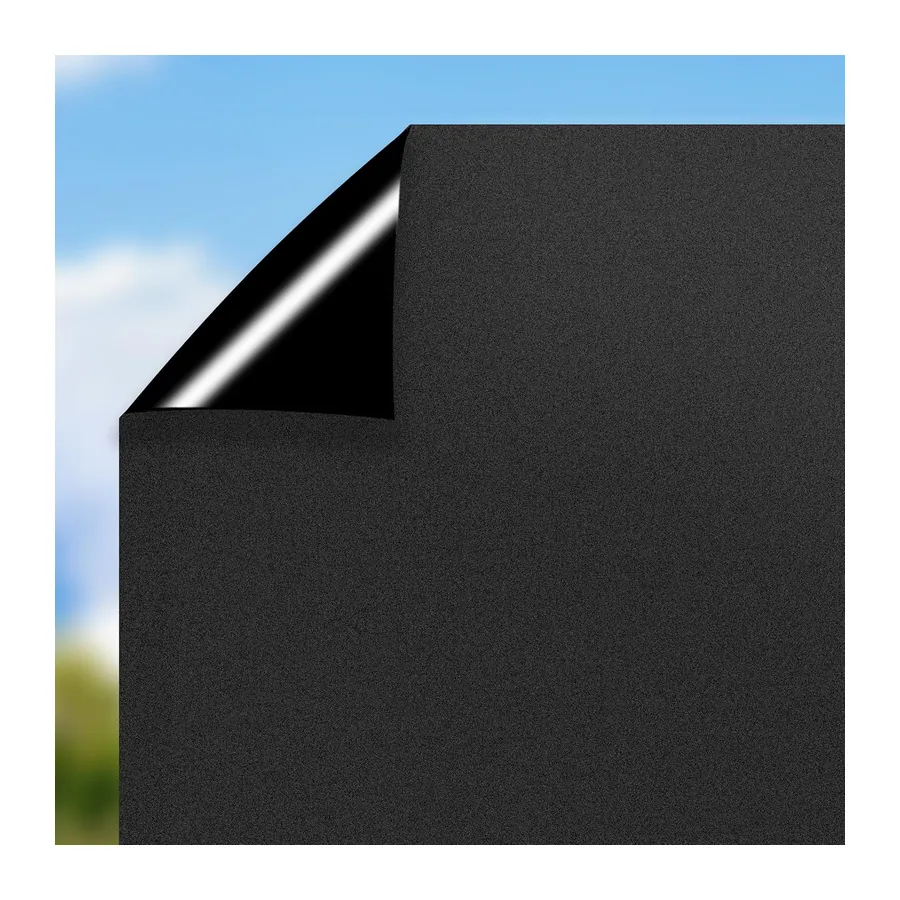 Sonnenschutz Fenster - Wiederverwendbare statisch haftende Verdunkelungsfolie, abnehmbare – 17,5 x 78 Inch