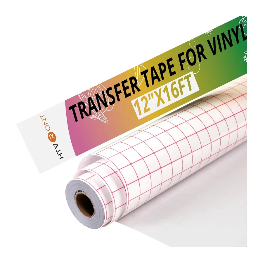 Transferfolie Plotter für Vinyl – 12 Zoll x 16 Fuß (30,5 x 488 cm) Übertragungsfolie – 30,5 x 488 cm